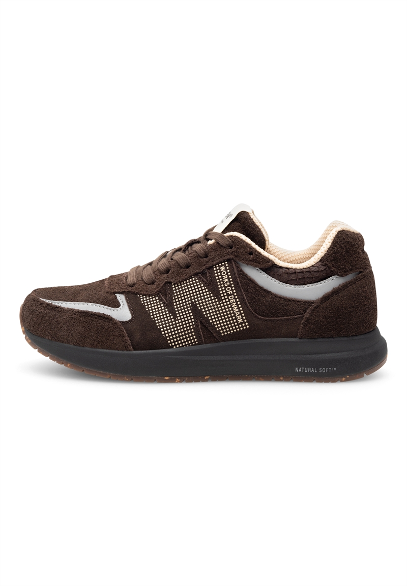 Woden Sneakers Rigmor Suede - Chocolate